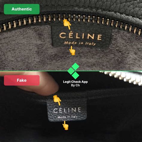 how to tell a fake celine bag|signs of a celine bag.